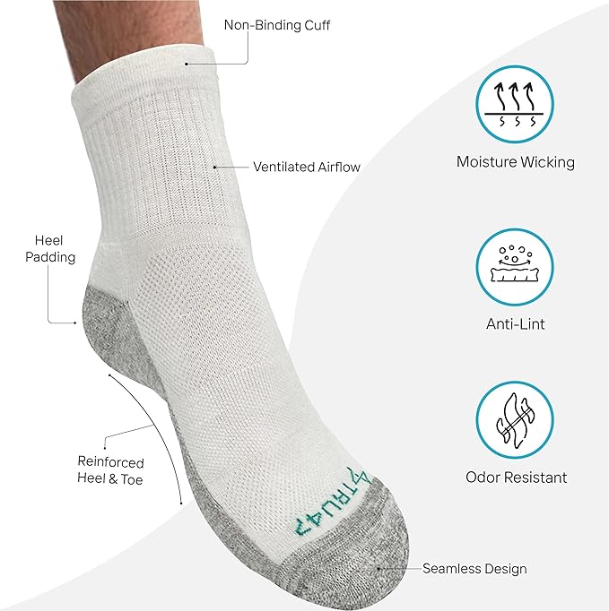 TRU47 Grounding & Earthing Products | Grounding Socks | Socks Made With 99.99% Pure Silver Thread