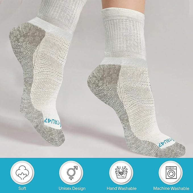 TRU47 Grounding & Earthing Products | Grounding Socks | Socks Made With 99.99% Pure Silver Thread