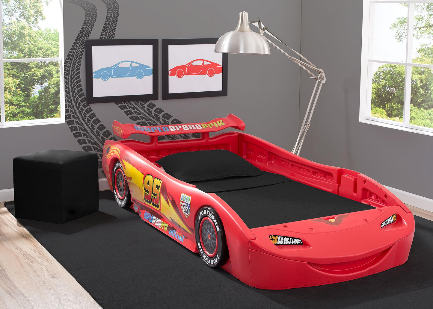 Delta Children Cars Lightning Mcqueen Twin Bed, Disney/Pixar Cars
