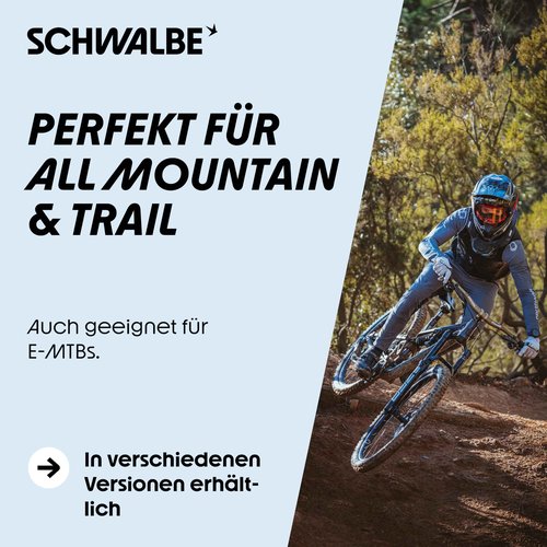 Schwalbe Tacky Chan Evolution Super Trail Soft TLE Addix Ultra Soft Folding Tyre, 62-622 (29x2.40), Black