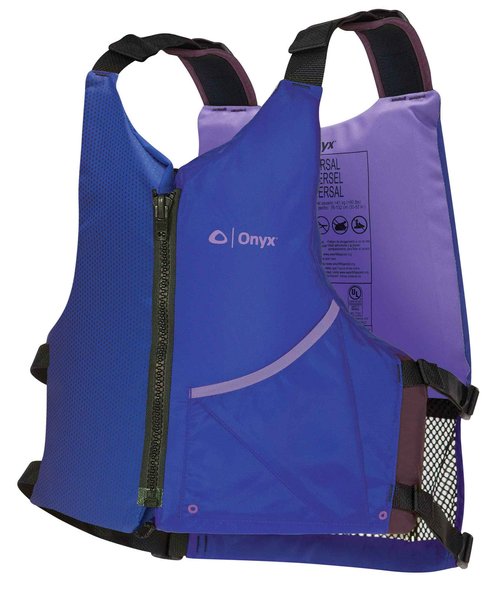 ONYX Universal Paddle Vest, Adult, U.S. Coast Guard and Transport Canada Approved, Lightweight, Freedom of Movement