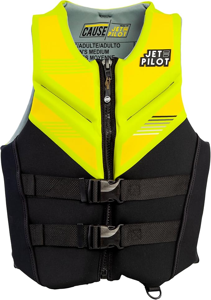 Jetpilot Cause Neoprene Coast Guard Approved Life Jacket PFD