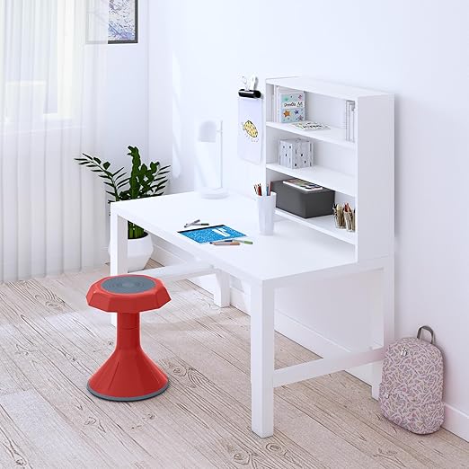 ECR4Kids ACE Active Core Engagement Wobble Stool, 15-Inch Seat Height, Flexible Seating, Red