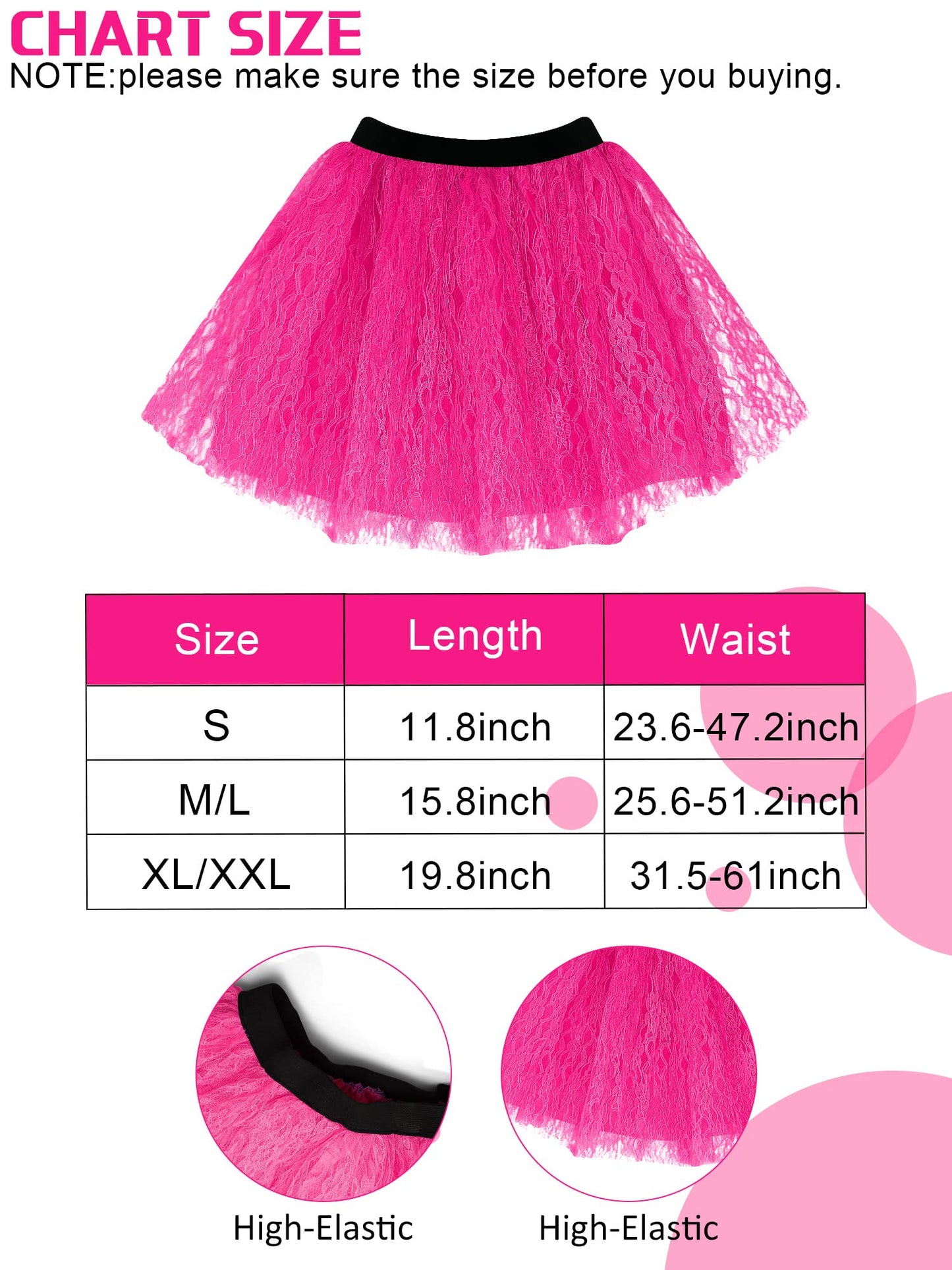 Vabean 19 Pcs 80s Costume Set T Shirt Leggings Tutu Skirt Headband Necklace Bracelets Earrings Gloves Leg Warmers for Women (Black Leggings,3X-Large)