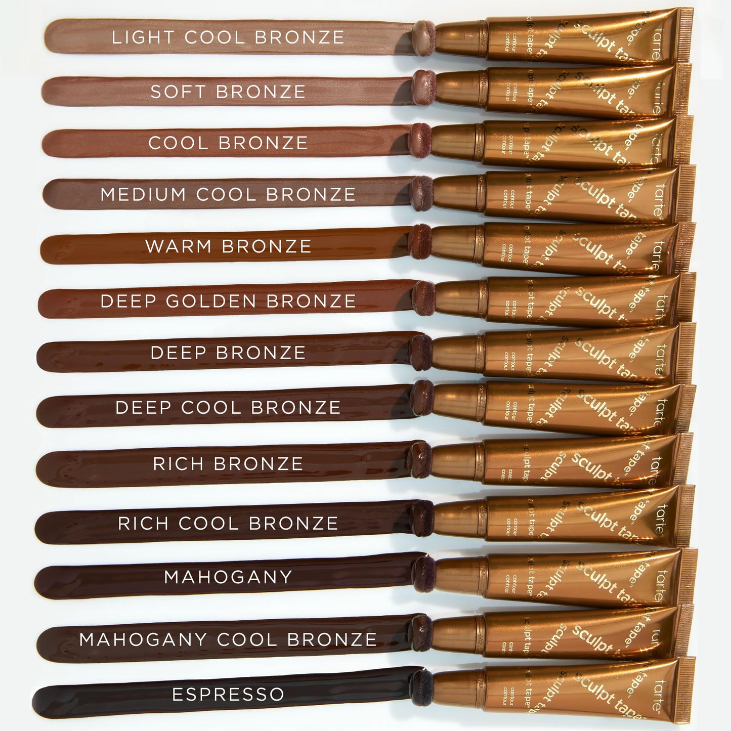 tarte sculpt tape contour - warm bronze (medium to tan skin tones) - full size