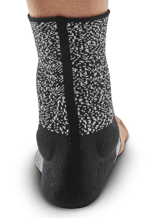 CEP Max Support Ankle Sleeve, Black/White, Unisex, M