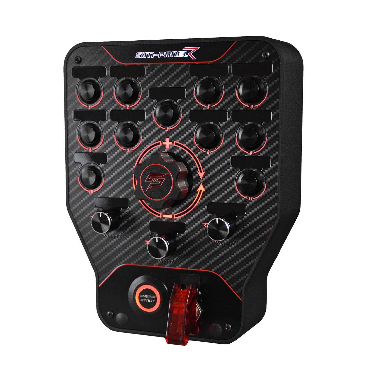 SIM-PANEL PC Sim Racing Gen 2 Button Box (Verticle Layout)