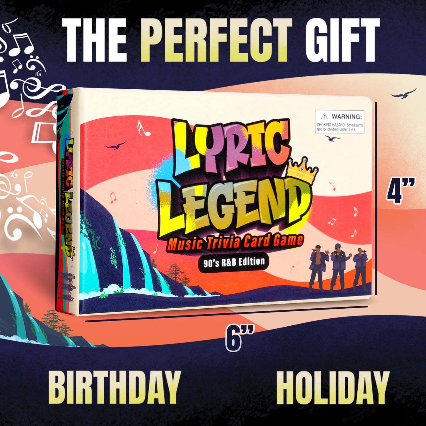Lyric Legend 90's R&B - Finish The Lyrics Game with Trivia to Argue for The Correct Songs. Great for Gifts, Game Night, and Groups. 144 Songs and a Playlist, You'll Sing Along and Quiz Your Friends!