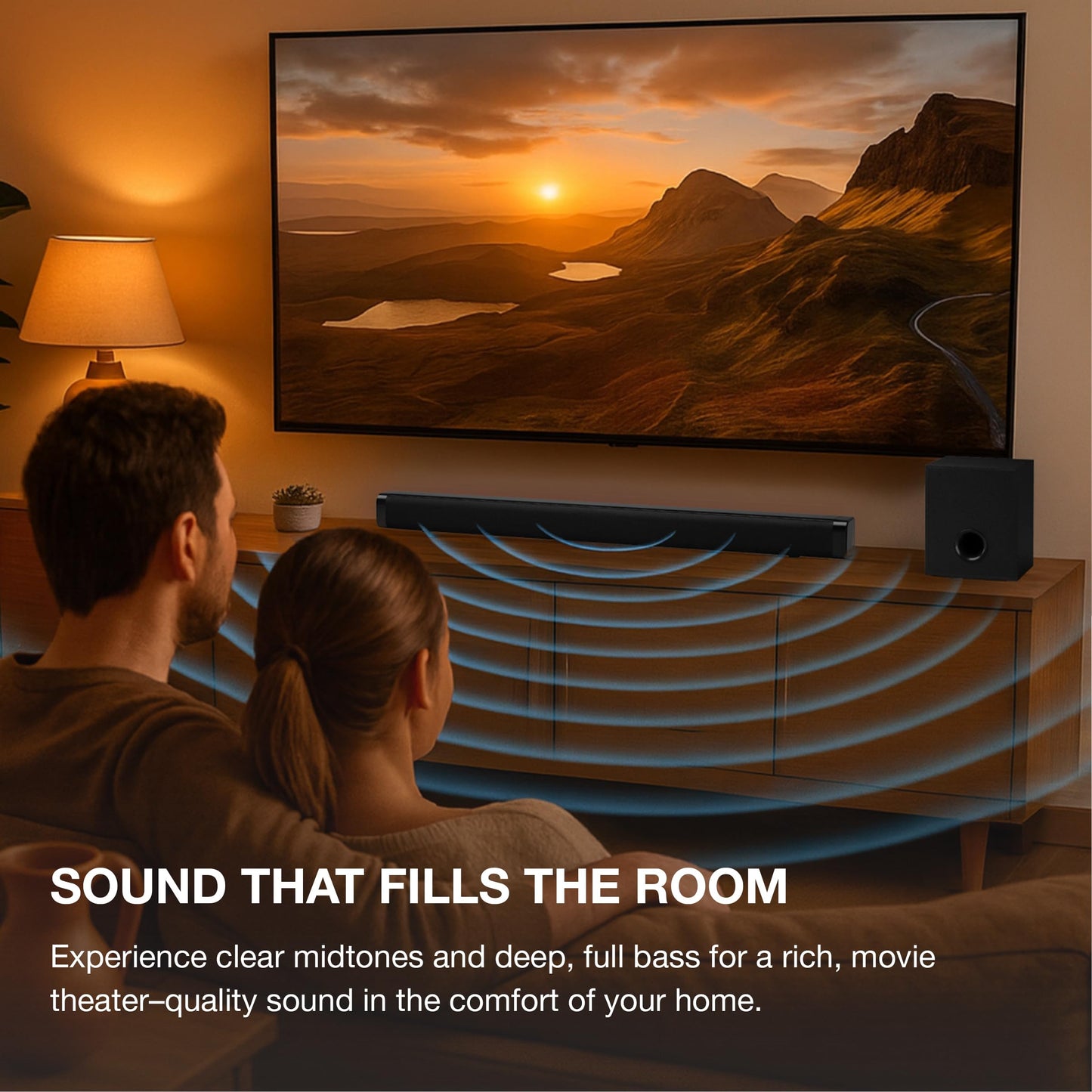 iLive 32-inch Bluetooth Soundbar with Wireless Subwoofer, ITBSW222B