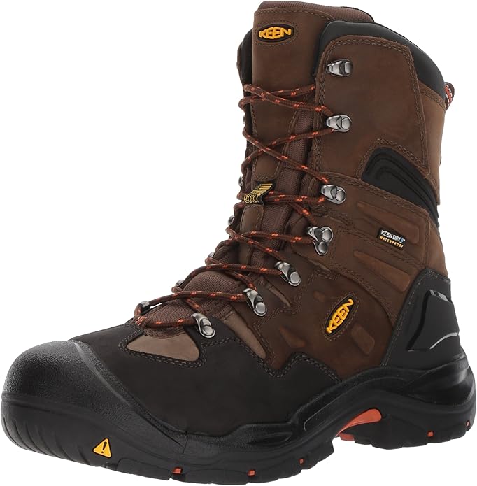 KEEN Utility Men's Coburg 8" Steel Toe Waterproof Work Boots