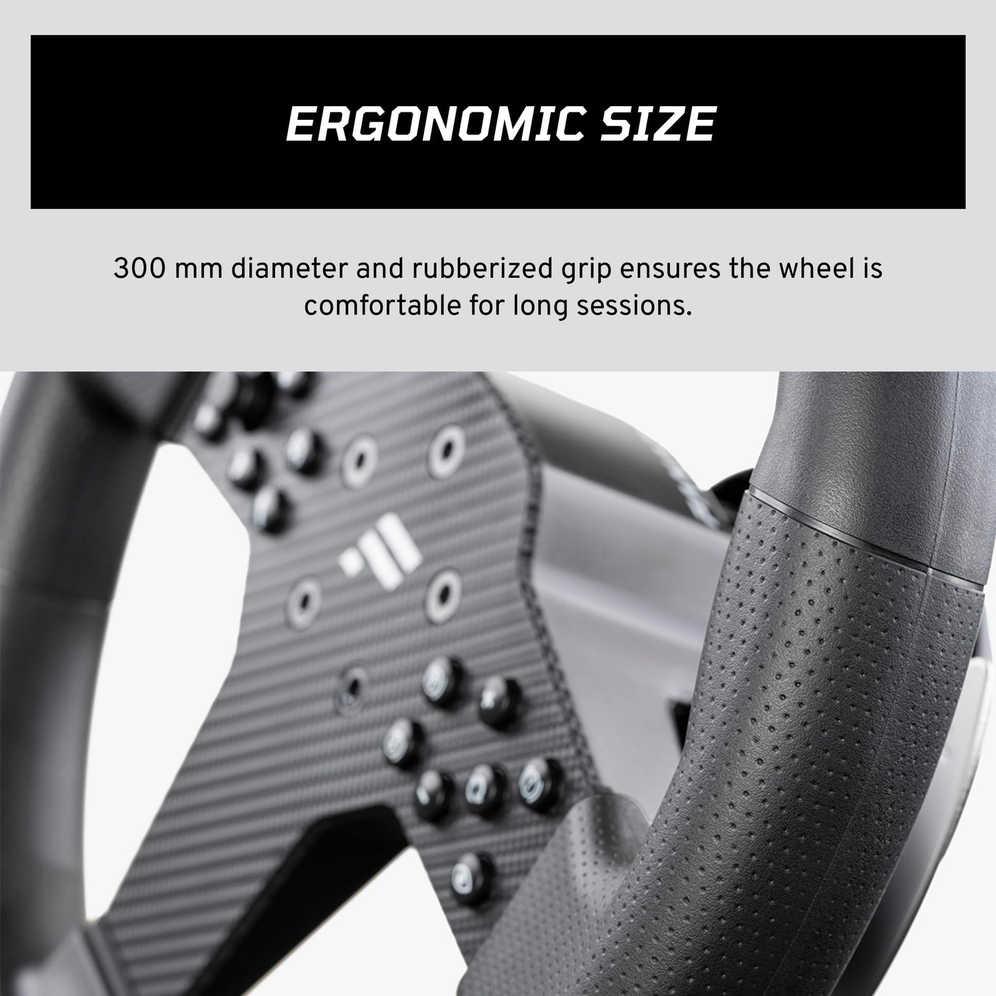 FANATEC Sim Racing CSL Steering Wheel P1 V2 (QR2 LITE) – Rubberised Grip, RevStripe, LED Display, Metal Shifter Paddles, QR2 LITE Wheel-Side Preinstalled – PC