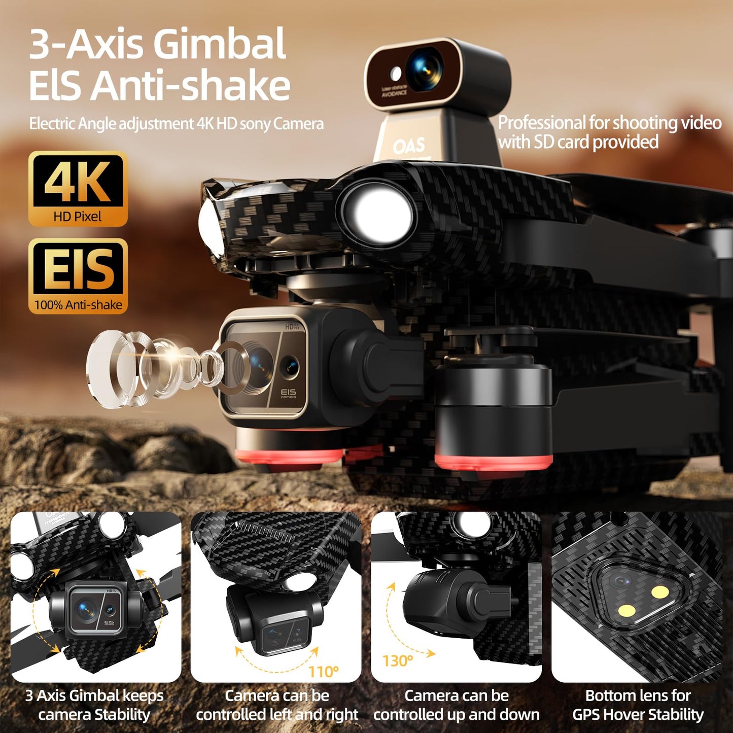 Bingchat 2026Upgraded Tablet Remote Professional Drones with Camera for Adults 4K HD, 360°Obstacle Avoidance, 3 Axis Gimbal, Payload Release, Up to 5 Miles Range, 84 Minutes Two Batteries, High Wind Resistance, Rainproof, Time-lapse, Follow Me