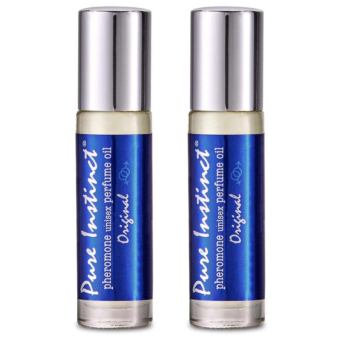 Pure Instinct Roll-On (2-Pack) - The Original Pheromone Infused Essential Oil Perfume Cologne - Unisex For Men and Women - TSA R