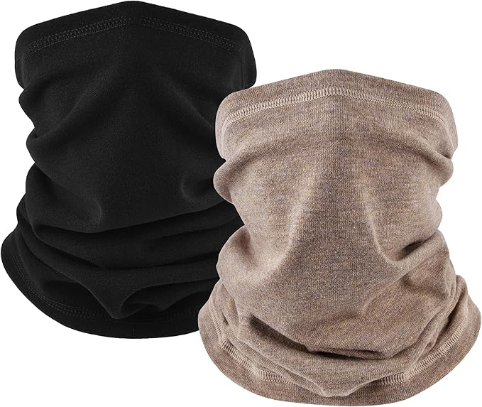 EXski Winter Neck Gaiter Warmer, Soft Fleece Face Mask Scarf for Cold Weather Skiing Cycling Outdoor Sports