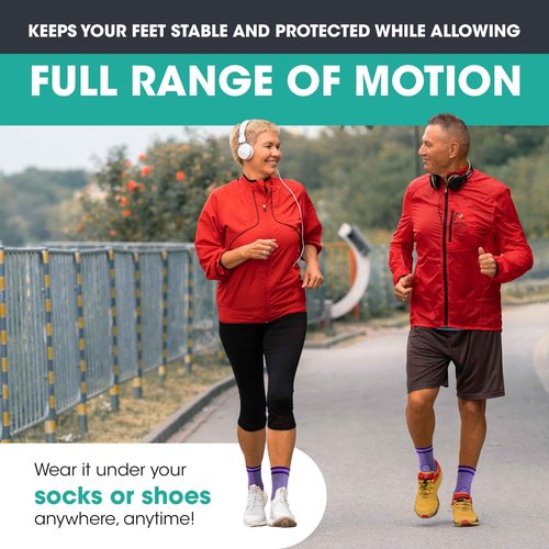 Modvel Foot & Ankle Brace Socks for Sprained Ankle Compression Sleeve - Foot Support for Women & Men - Tendonitis & Arthritis Ankle Brace Sports Running, Torn Ligaments & Women Stabilizing Ankle Wrap