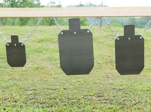 AR500 Steel Targets for Shooting, FULLBOW 1/2" Thick Rifle Rated Gong Silhouette Metal Target for Precision Shooting