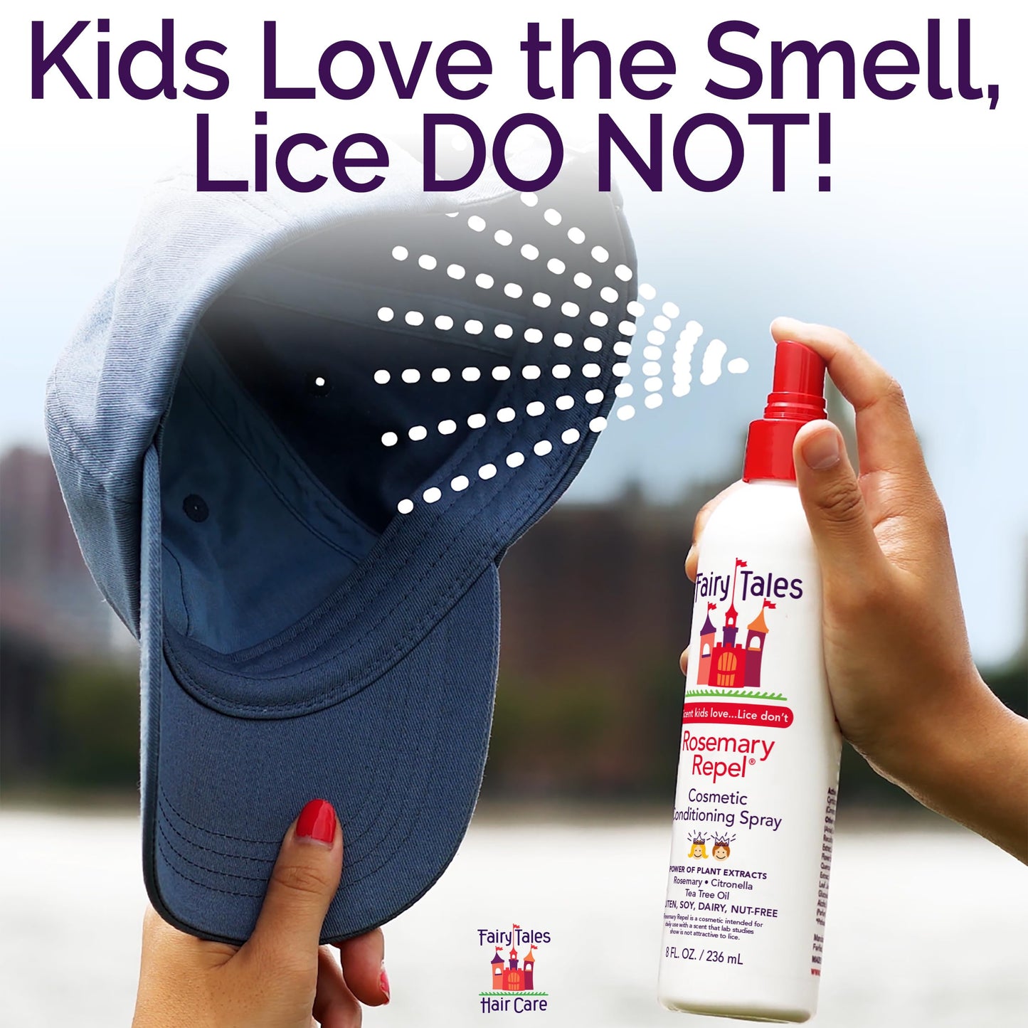 Fairy Tales Rosemary Repel Daily Kids Conditioner- Kids Like the Smell, Lice Do Not, 8 fl oz. (Pack of 1)