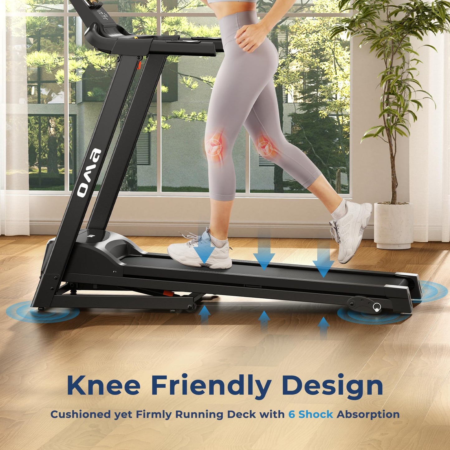 OMA Treadmills for Home Gym, 3.0HP 300lb Capacity, Foldable Treadmill with Incline Ajustable, Larger Deck Free 36 Preset Programs Walking Pad for Jogging Running Dog Treadmill, Model A…