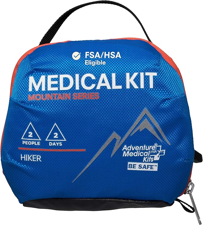 Adventure Medical Kits Mountain Series Medical Kit - Hiker - Emergency Medical First Aid Kit - For 2 People for 2 Days - C...