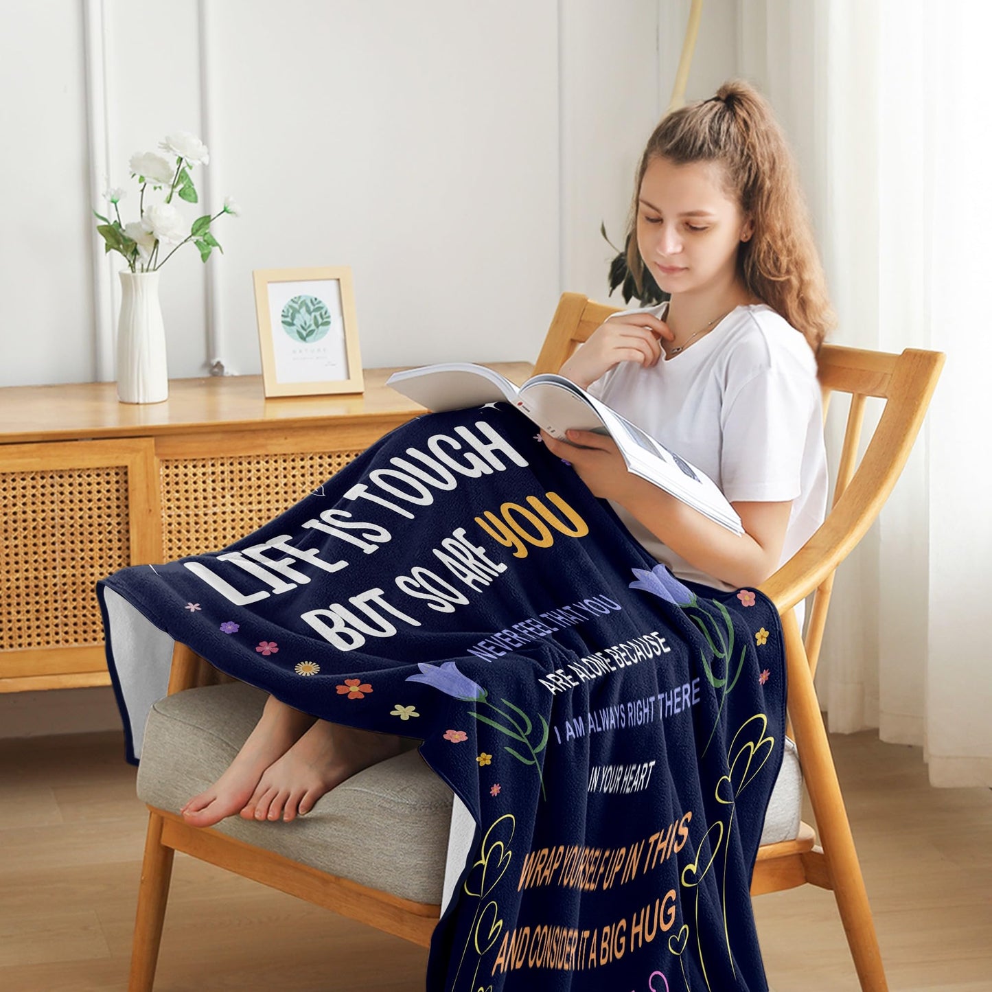 Birthday Gifts for Sister - Christmas Sister Gifts from Sisters, Brother for Adult Sisters - to My Sister Blanket - Present for Mothers Day Valentines Day - Throw Blanket 50"x60"