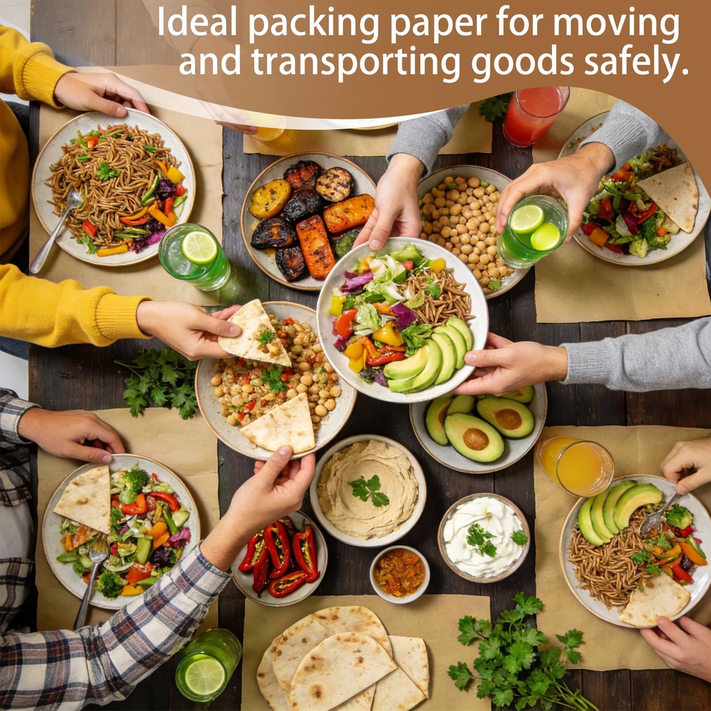 Butcher Paper Roll Suitable for Smoking All Meat Varieties, 17.5 Inch x 30 Feet Brown Butcher Smoker Paper