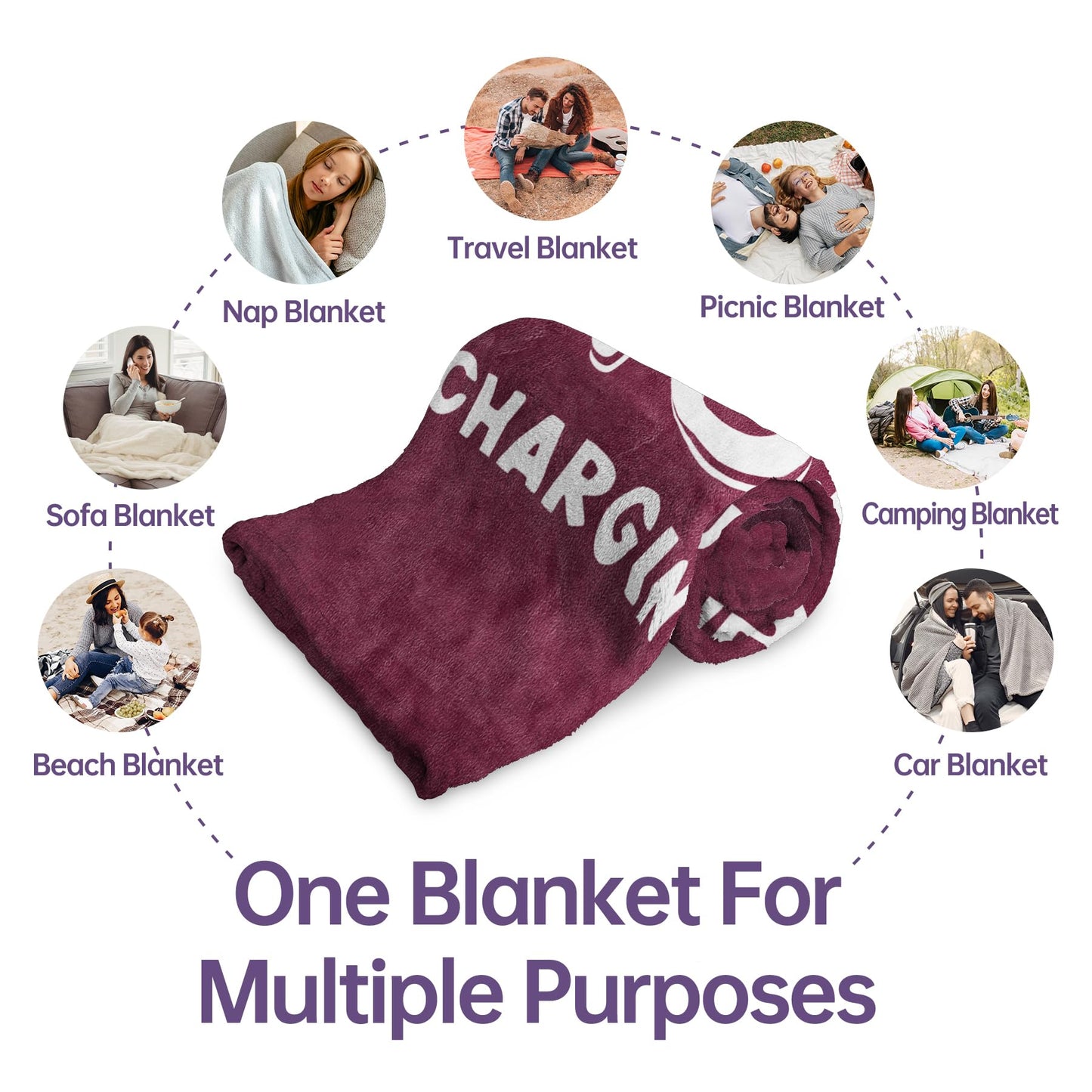 Gigi Gifts for Grandma, Gigi Birthday Gifts, Gigi is Charging Sloth Blanket, Gifts for Gigi from Grandkids, Gigi Gifts for Mothers Day Christmas, Super Soft Blankets for Gigi 60" x 50"