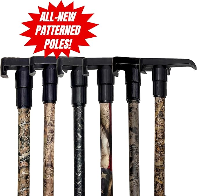 Telescoping Cargo Tool/Multi-Use Cargo Retriever/Extendable Reaching Aid/Reacher/Grabber - Classic Woodland Camo