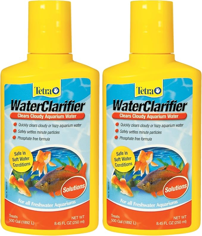 Tetra Water Clarifier, Aquarium Treatment Solution, 8.45 oz, Clears Cloudy Aquarium Water, Safe to Use with Fish and Plant...