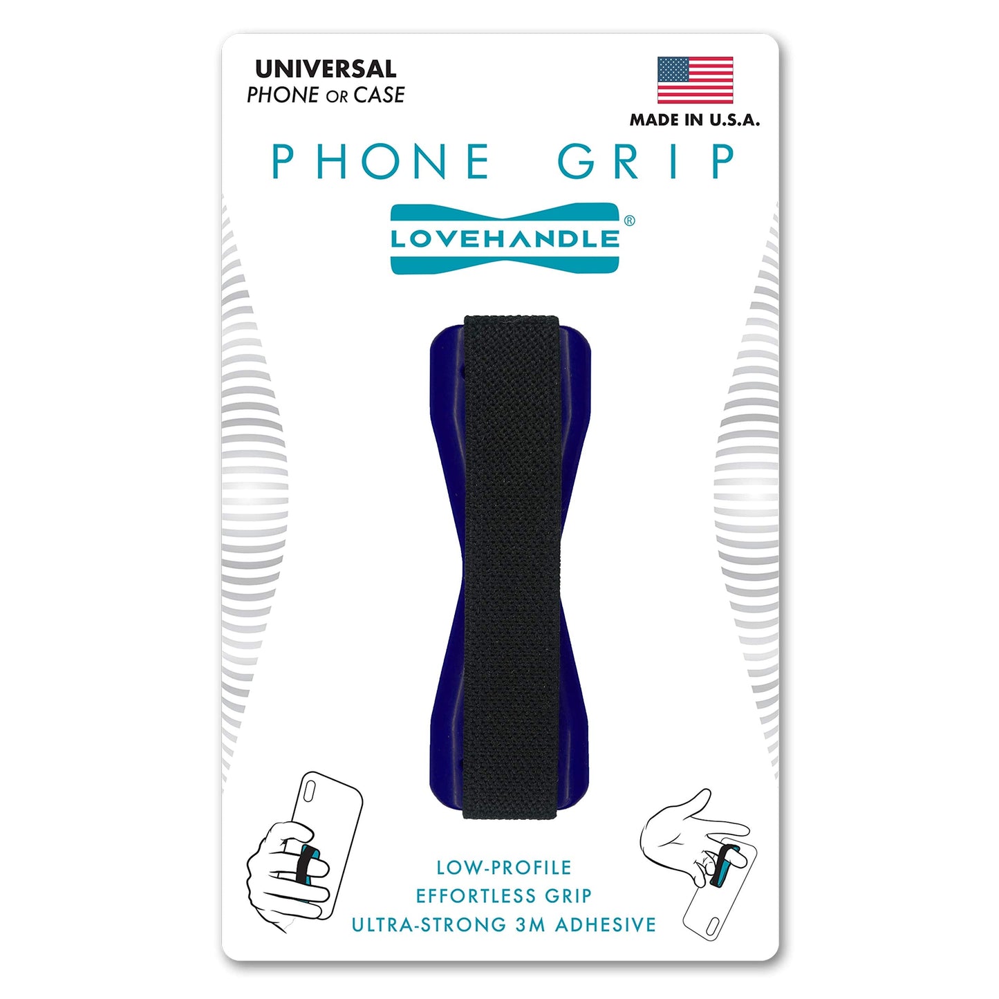 Lovehandle Phone Grip - Universal Phone Strap And Phone Grips For Back Of Phone - Convenient Cell Phone Holder For Hand That Fit