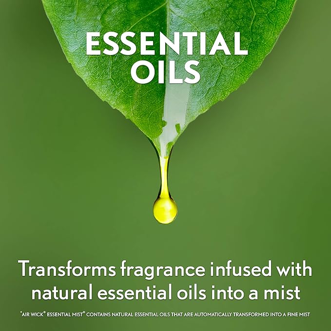 Air Wick Essential Mist, Essential Oil Diffuser Refill, Lemon Thyme, 1ct, Air Freshener