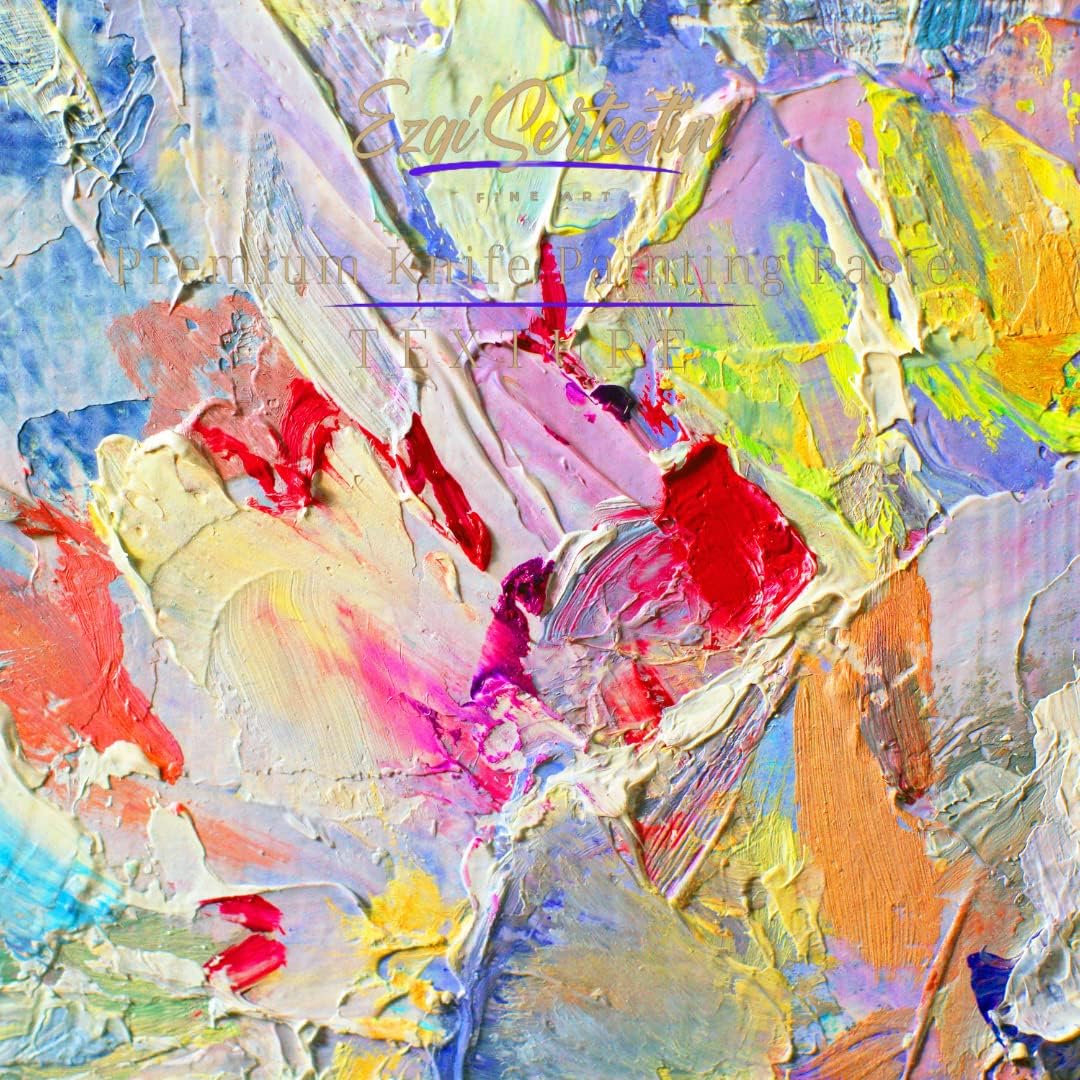 Premium Palette Knife Painting Paste|Texture Paste|Authentic Bright Colors|Ready to Use|Easy to Apply| 6oz (Pastel Neon Pink)