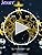 JONKY Light Up Gold Star Headband Disco Ball Hair Band Rave Costume Party Hair Accessories for Women