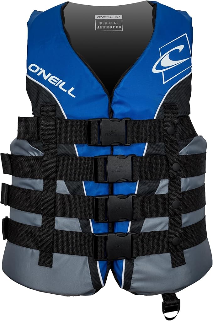 O’Neill Men’s SuperLite USCG Approved Life Vest – Lightweight Men’s Life Jacket for Boating, Wakeboarding, Waterskiing & Y...