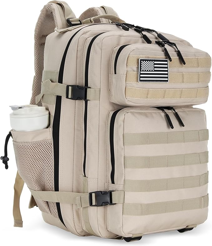 Lovelinks21 45L Tactical Assault Backpack 3 day assault pack with Molle Waterproof backpack Rucksack for Tactical Backpack...