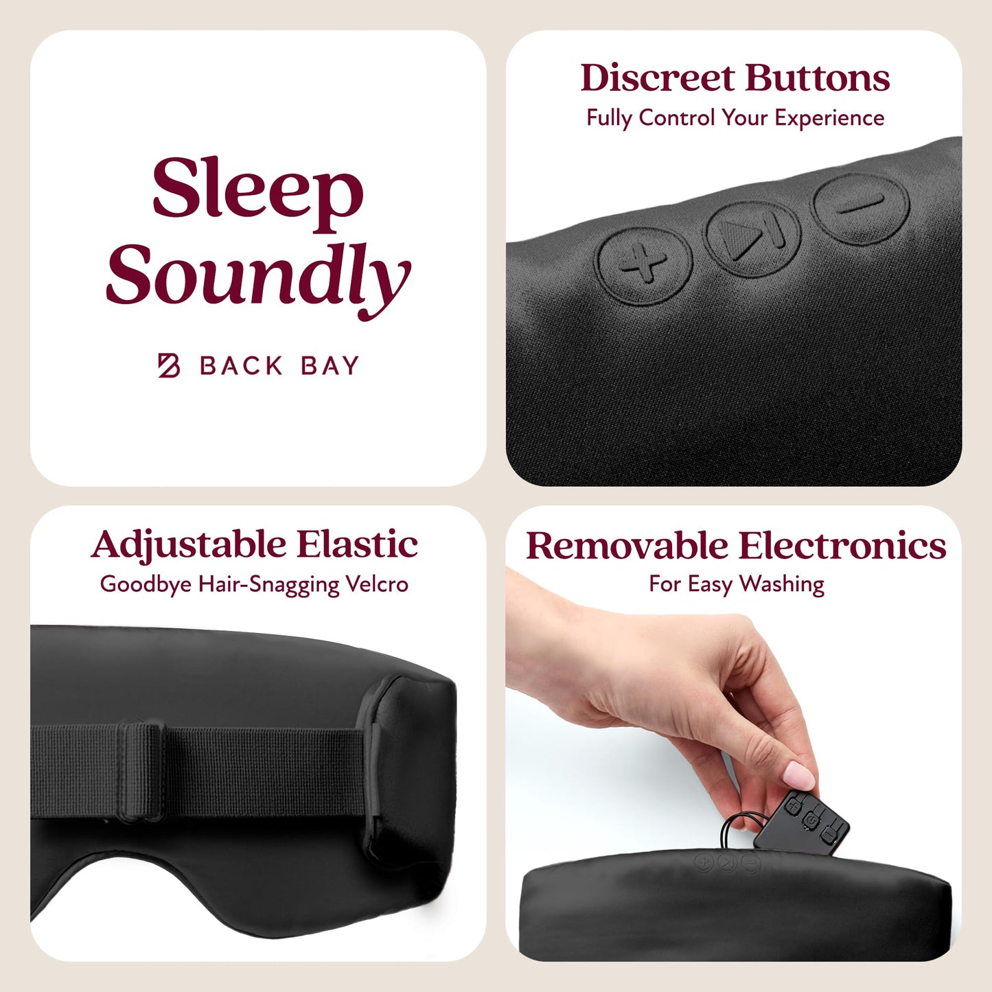 SilkSound 100% Mulberry Silk Bluetooth Sleep Mask, Skin-Friendly Sleeping Eyemask with Bluetooth Headphones, Sleep Gifts for Women, Silk Eye Mask Headband Headphones for Sleeping Side Speakers