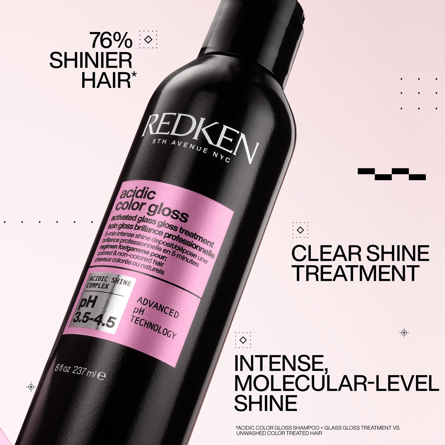 Redken Acidic Color Gloss Glass Gloss Treatment For Color-Treated Hair - Rinse Out Glossing Treatment, Intense Shine & Condition
