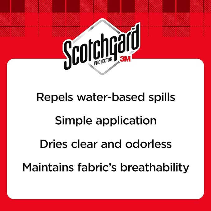 Scotchgard Fabric Water Shield, 13.5 Ounces, Repels Water, Ideal for Couches, Pillows, Furniture, Shoes and More, Long Lasting Protection