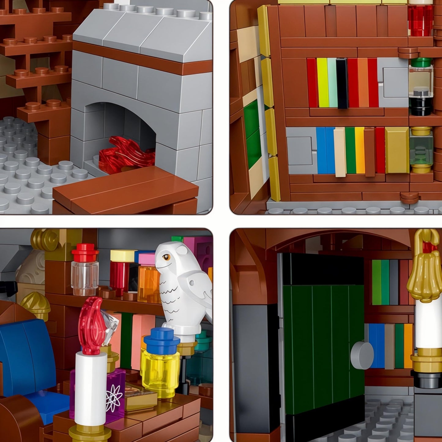 General Jim's The Witch House Modular Halloween Spooky City Building Block Set - 1964 Pieces