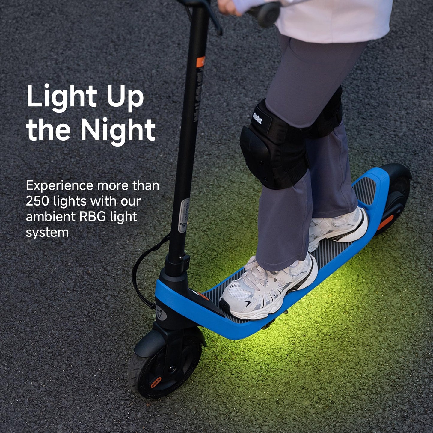Segway Ninebot eKickScooter C2 Lite, w/8.7 mi Max Operating Range & 9.9 mph Max Speed, Electric Scooter for Kids Ages 6-10, Up to 70 min Run Time