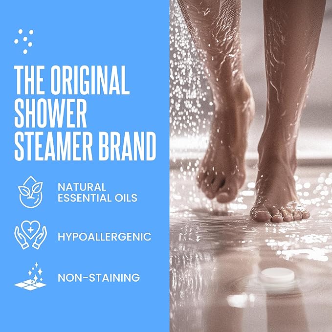 Cleverfy Shower Steamers Aromatherapy – Stocking Stuffers for Teen Girls, Women and Wife – Christmas Gifts for Teens and Women – White Elephant Gifts for Adults – 6 Tablets