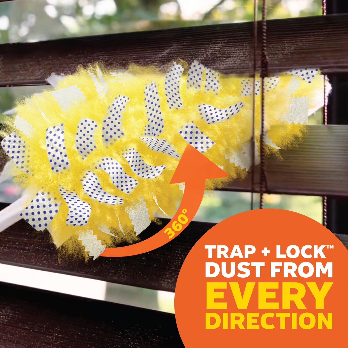 Swiffer Dusters Heavy Duty, Feather Head Multi-Surface Duster Refills for Cleaning, Unstopables, Yellow, 24 Count (4 Packs of 6)