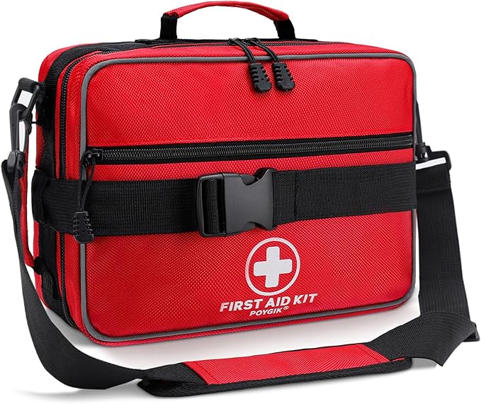 Poygik Premium 420 Piece Large First Aid Kit for Home, Car, Travel, Camping, Truck, Hiking, Sports, Office, Vehicle & Outd...