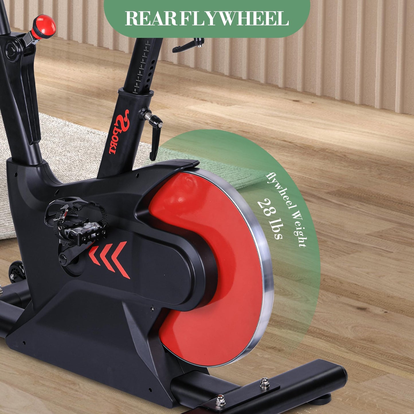 FusionCycle Pro Magnetic Exercise Bike - Smart Knob Resistance, Silent Belt Drive & App Connectivity for Home Cardio Workouts, Cycle Bike with Ipad Mount & Seat Cushion, Rear Flywheel