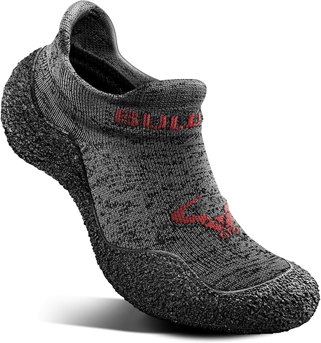 Men Slipper Socks, Grip Socks Hiking Water Shoes Barefoot Shoes for Men Outdoor Walking Exercises