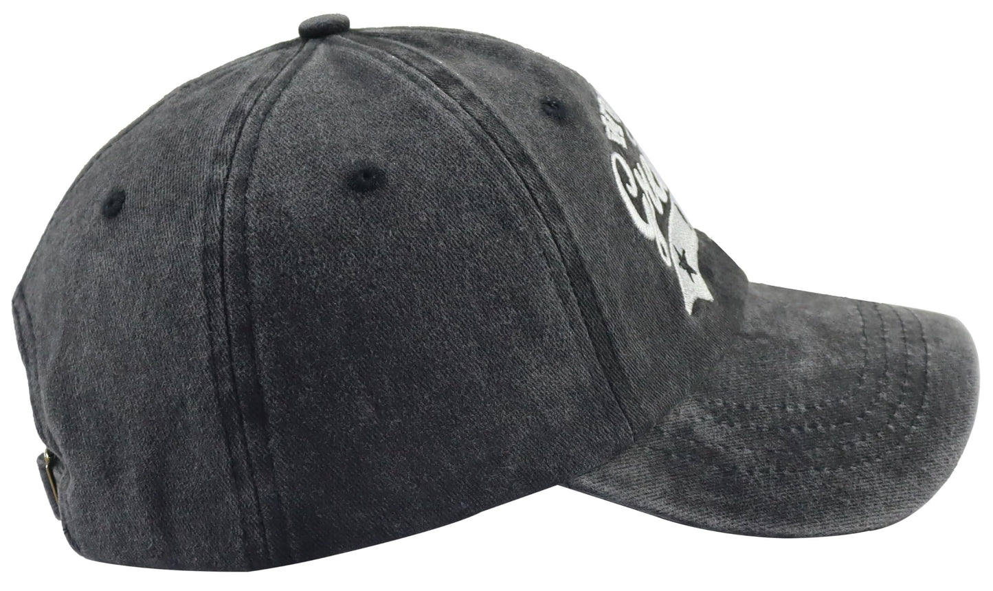 Pappy Gifts for Men - World's Greatest Baseball Cap, Father's Day Hat, Thanksgiving Christmas Birthday Gift for Uncle Dad Brother - Black