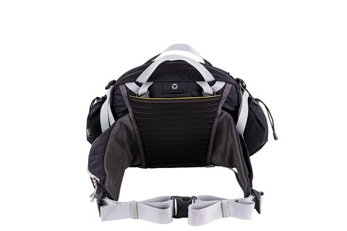 Mountainsmith Tour Lumbar Waist pack, Running, Hiking, Cycling, Travel, and Outdoor Sport Activities with Dual Water Bottle Holders, Grey Black