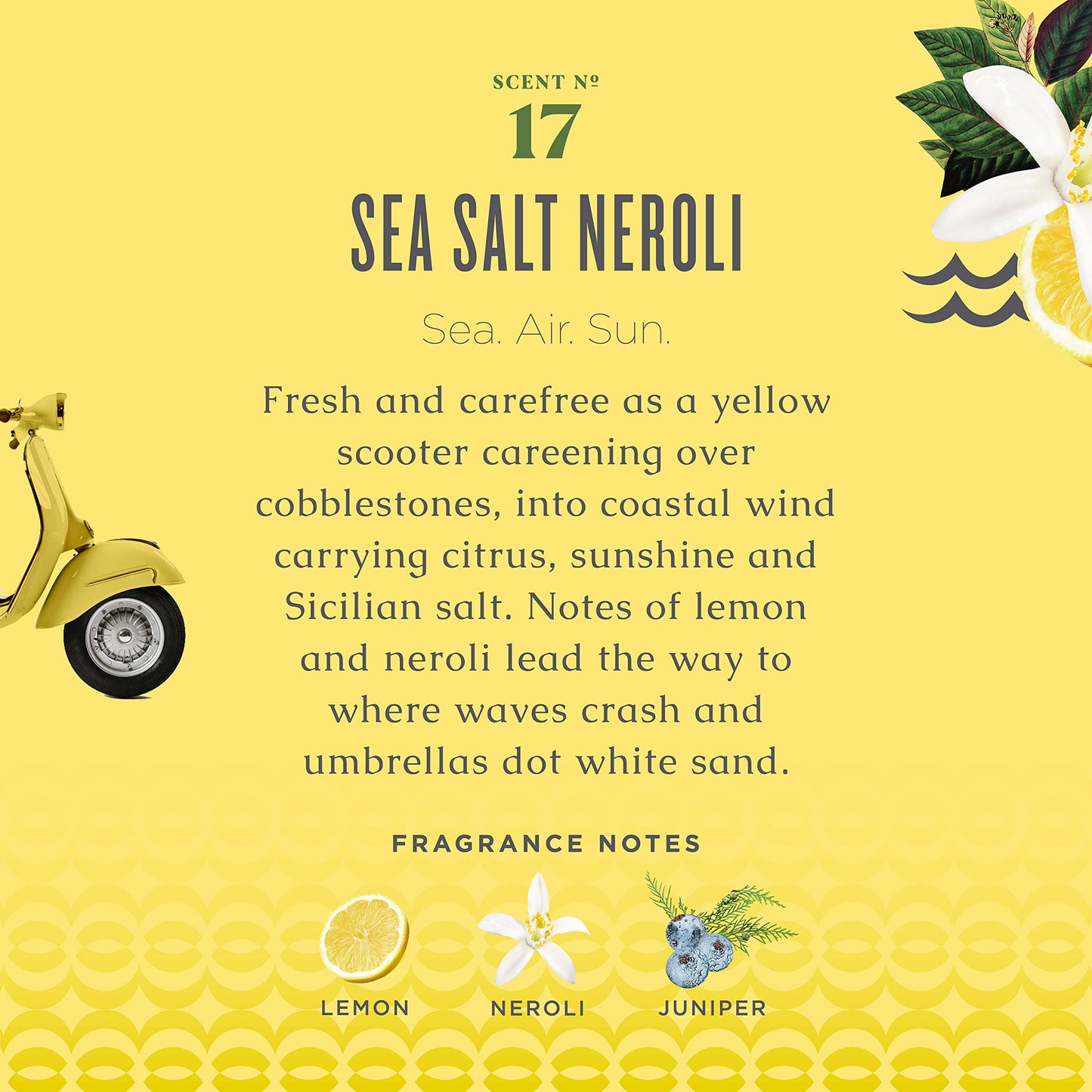 Caldrea Hand Wash Soap, Sea Salt Neroli Scent, 10.8 oz