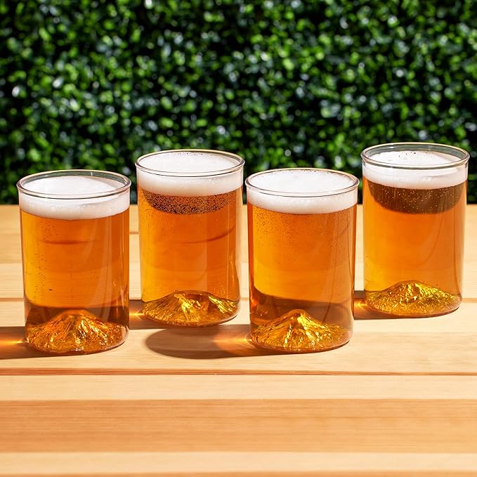 North Drinkware Pacific Northwest Mountain Outdoor Cup Set, 4pc.