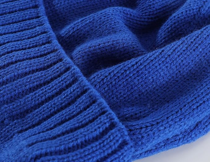 Home Prefer Mens Winter Hat Knit Earflap Hat Stocking Caps with Ears Beanie Hat