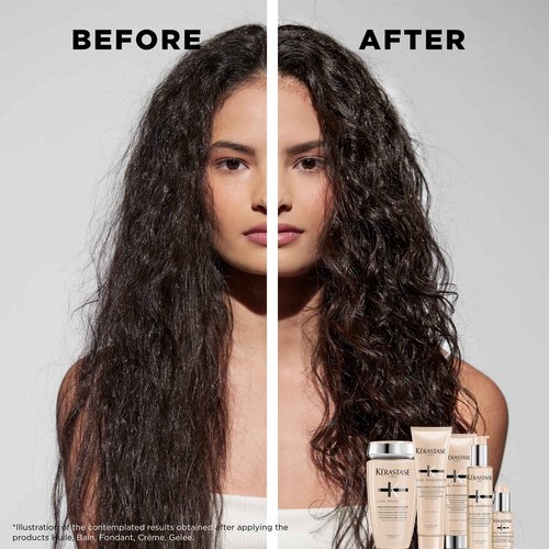 KÉRASTASE Curl Manifesto Beurre Haute Nutrition Hair Mask, Strengthens & Prevents Breakage, Adds Softness & Shine for All Wavy, Curly, Very Curly & Coily Hair, 6.8 Fl Oz